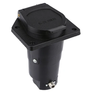 

Trailer Light Plug Connector Round 7-pin Socket Non-corrosive Replacement