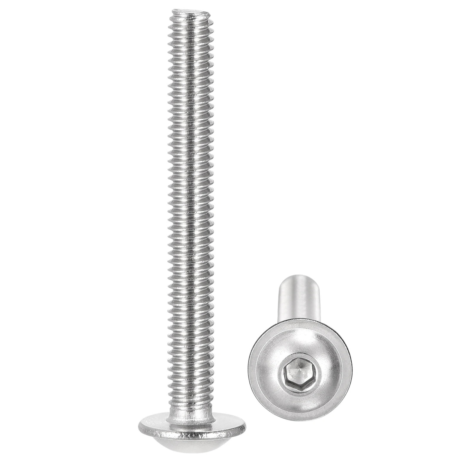 

Uxcell 50 шт. M4x35mm 304 Винты с фланцевой головкой из нержавеющей стали