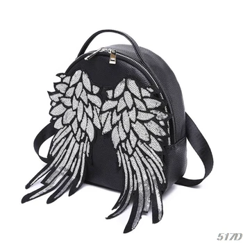 

PU Leather Backpack School Travel Daypack Shoulder Bags for Teenager Girls 517D