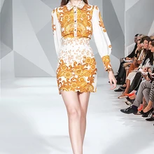 Рубашка с длинными рукавами и высоким стилем, тонкий и известный темперамент+ французская сладость и внешняя юбка средней длины