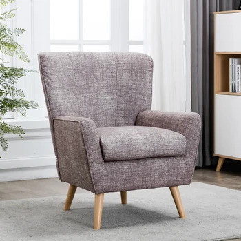 

Modern Fabric Armchair Living Room Sofa Chair Single Chair for Bedroom Contemporary Accent Chair For Living Room Reading Chair
