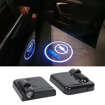 

2pcs Car Door Light LED Projector Logo Welcome Ghost Shadow For Opel astra h j g corsa d vectra c zafira b insignia vivaro mokka