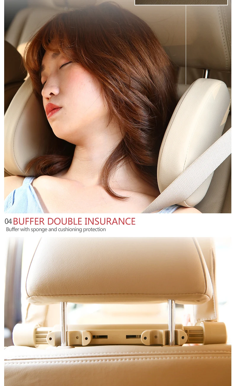 Вращающаяся подушка для подголовника автомобиля, подушка для отдыха в путешествии, подушка для шеи, поддержка автомобильного сиденья, набор подушек для головы, универсальный для детей, взрослых, автомобильный отдых