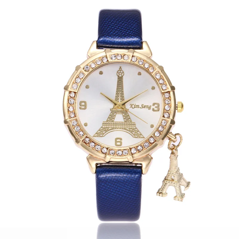 2020 Ladies Watches Fashion Paris Eiffel Tower Watches Women Faux Leather Quartz Watches Relogio Feminino Reloje Mujer Best Gift 4