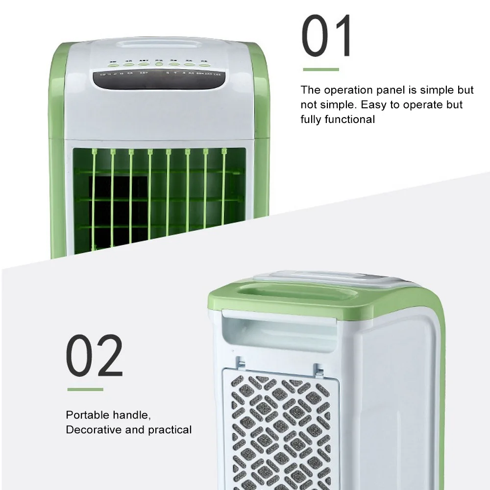 220 В Испарительный воздушный вентилятор заморозка для льда кондиционер 3 режима ветра очиститель увлажнитель домашний отрицательный ионный очиститель воздуха