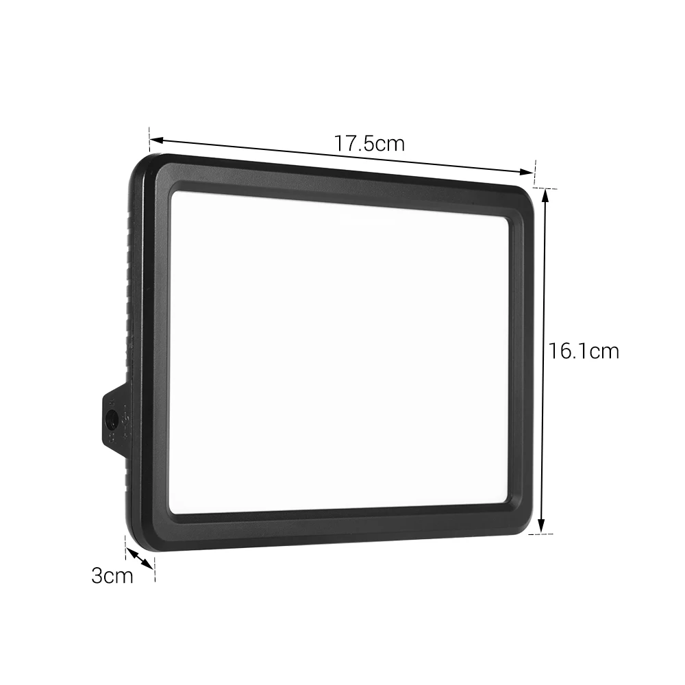 Photography 3000K-6000K Bi-color LED Video Light Dimmable Fill Light CRI 85+ for News Interview Wedding Portrait Vlog Recording