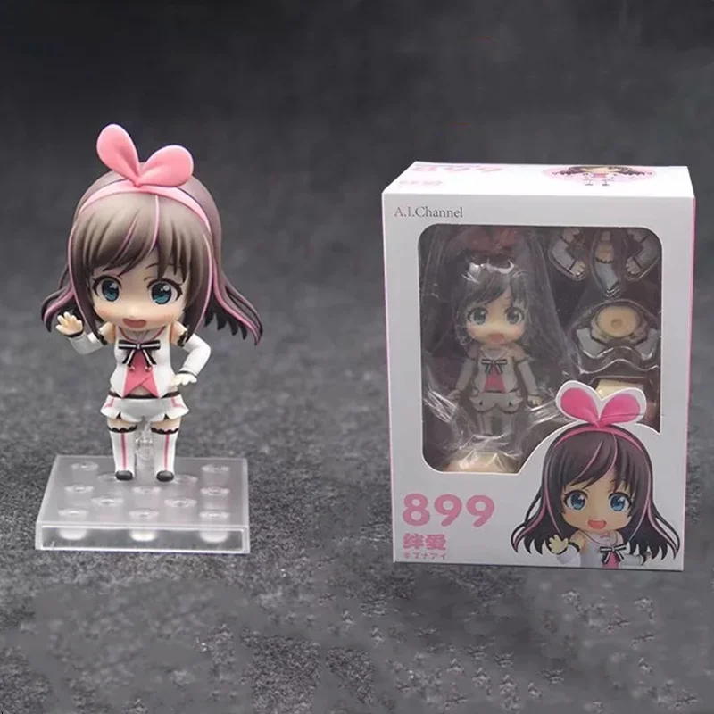 Anime Figures A.I.Channel Kizuna AI #899 Girl Toys PVC Collection Action Figurals Model Brinquedos Xmas Gift Figurine Doll 10cm