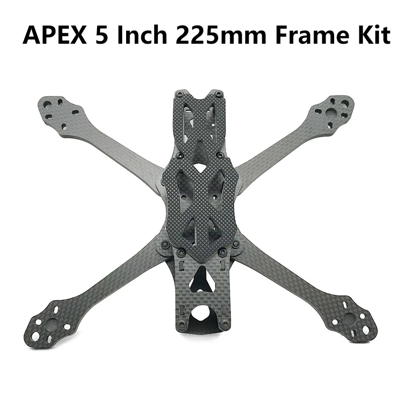 APEX 5 inch 225mm Carbon Fiber Quadcopter Frame Kit with 5.5mm arm For FPV 