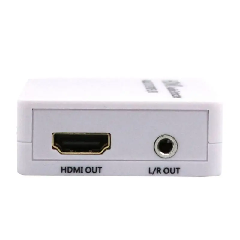 Plug-and-play HDMI аудио преобразователь 4K HDMI цифровой аналоговый 3,5 мм 2 разветвитель-кабель адаптер