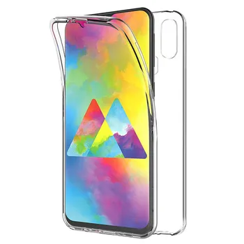 

TBOC case for Samsung Galaxy M20 M205FD [6.3 "]-Case Clear Full [Silicone TPU] Double face [360 Degree] Mobile