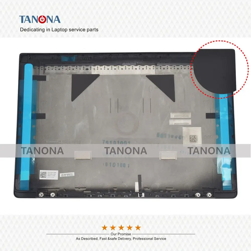 Оригинальная новая 0T7C6V Blk для Dell Latitude 7390 E7390 ЖК-дисплей задняя крышка сверху Чехол