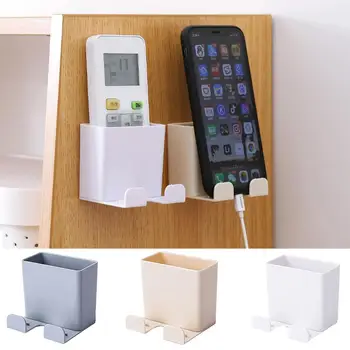 

New Cute Convenient Remote Control Holder Organiser Storage Caddy Smart TV Holder Home Wall Mount for Mobile Phone Stand Cases