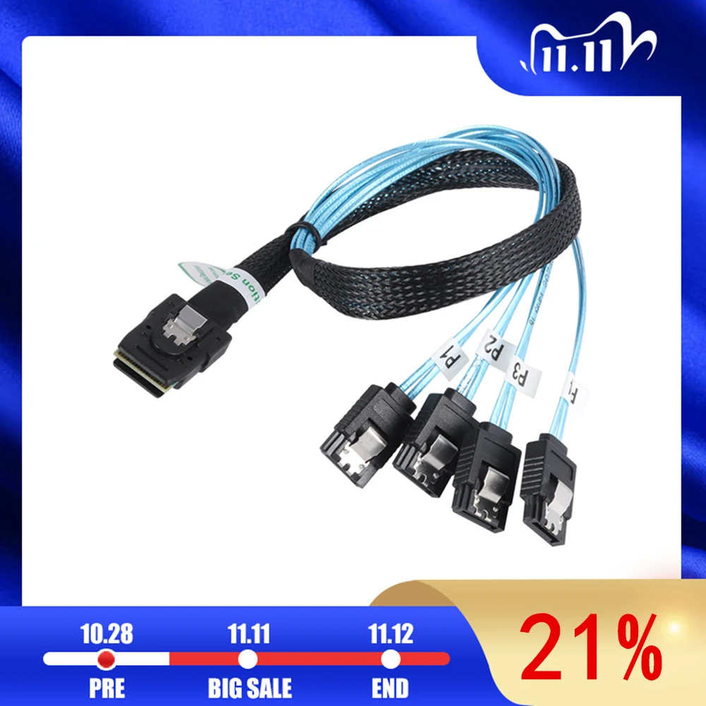 LSI 0.5M Mini SAS SFF-8087 to Mini SAS SFF-8087 CBL-SFF8087-05M / LSI 0.5M Mini SAS SFF-8087 to Mini SAS SFF-8087 CBL-SFF8087-05M /