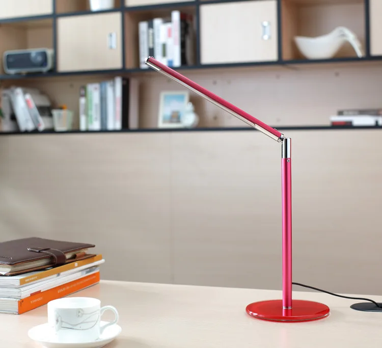 Поперечная креативная прикроватная лампа для маникюра лампа для освещения офиса из алюминиевого сплава светодиодный Настольный светильник