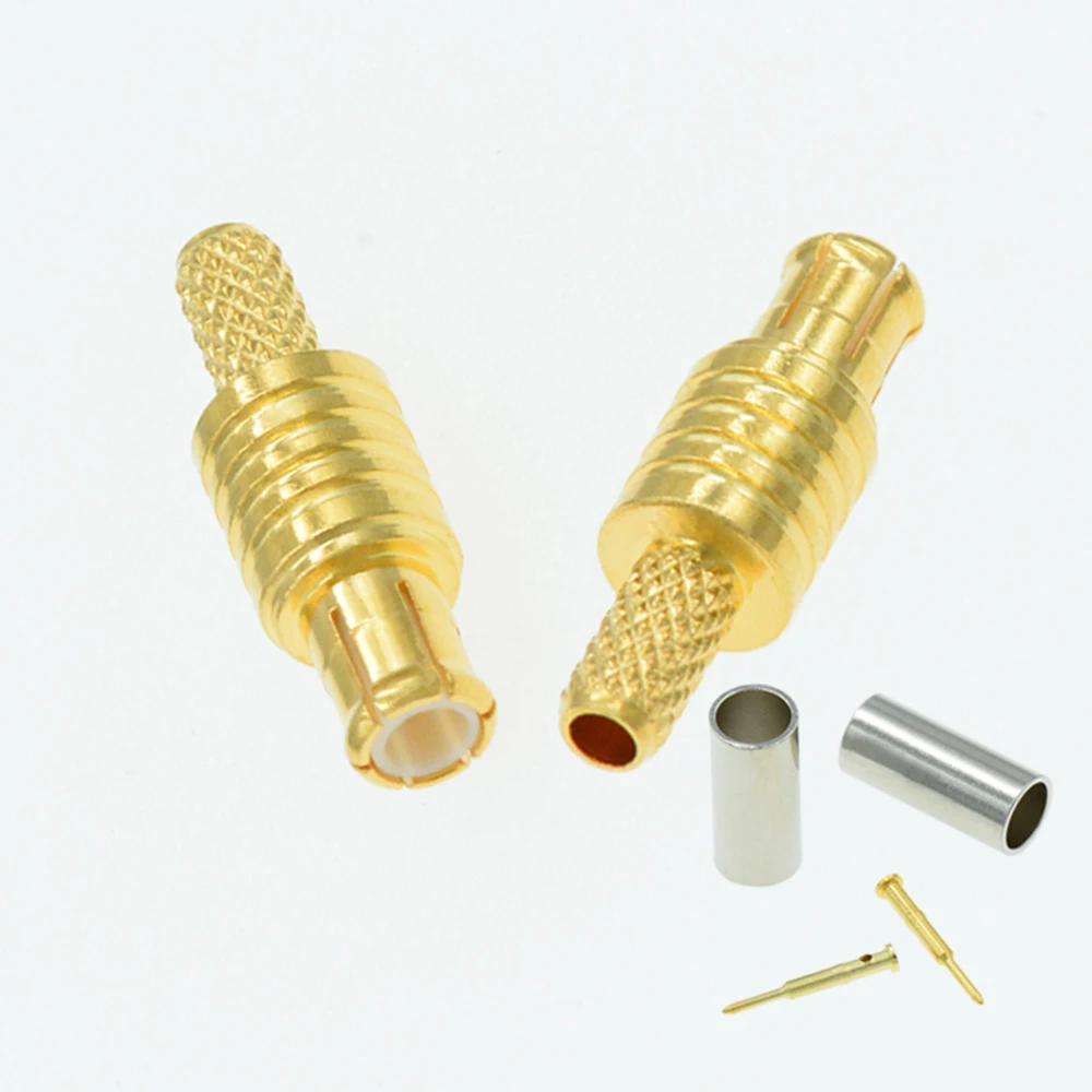 100 ПК штекер mcx обжим разъема RG174 RG316 LMR100 RF разъем