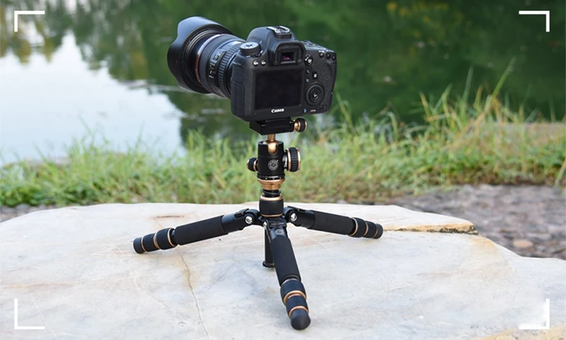 Высокое качество Q166 Фотография Портативный для Canon для Nikon для sony DSLR Mulit-функция мини штатив фотостудия складной штатив