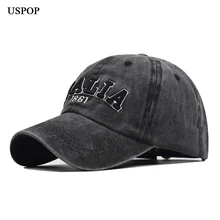USPOP женские мужские кепки моющаяся бейсбольная Кепка унисекс бейсболка хлопковая кепка italia cap