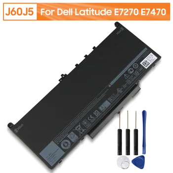 

100% New Original Replacement Laptop Battery J60J5 For Dell Latitude E7270 E7470 R1V85 MC34Y 0MC34Y 451-BBSX With Free Tools