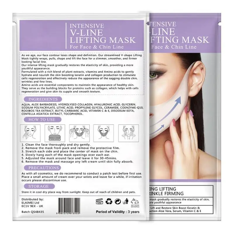 ELAIMEI V уход за кожей лица инструменты для похудения уход за кожей тонкая маска для лица Лечение двойной подбородок красота здоровье женщин