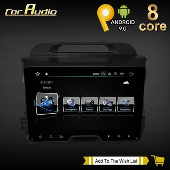 

Car Audio for 9 inch Android 9.0 Car Multimedia for KIA sportage 2010- Car Radio player auto radio video GPS WiFi touch screen