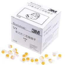 Scotchlok UY – câble de câblage pour réseau, 3M, Original, cordon téléphonique, Terminal à sertir K2, lame simple, connecteur rj45 à 2 cœurs