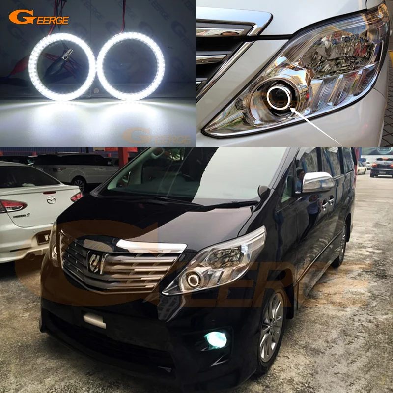 Для Toyota ALPHARD 2011 2012 ультра яркий SMD светодиодный комплект колец ангельские глазки