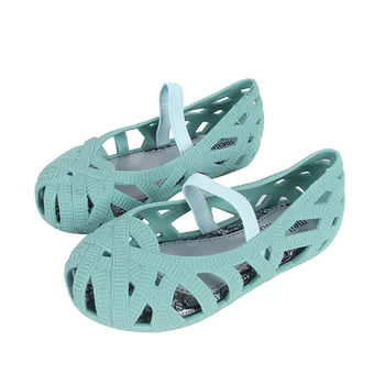 

Summer Fashion 2020 New Girls Sandals Jelly Shoes Bird Nest Hollow Slippers Breathable Beach Hole Soft Bottom Waterproof Shoes