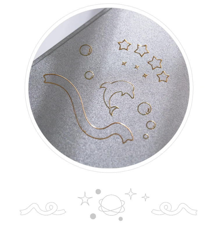 Mr Paper 8 Designs Ins Style Beidao Keepsake Series Bronzing Creative Handbook DIY Decorative Collage Material Sticker