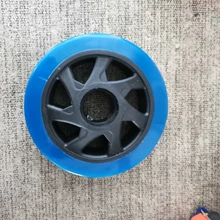 2 шт. 4 дюйма, лицевая сторона из полиуретана, колеса для грузовик с плоской платформой бесшумный износостойкие колеса