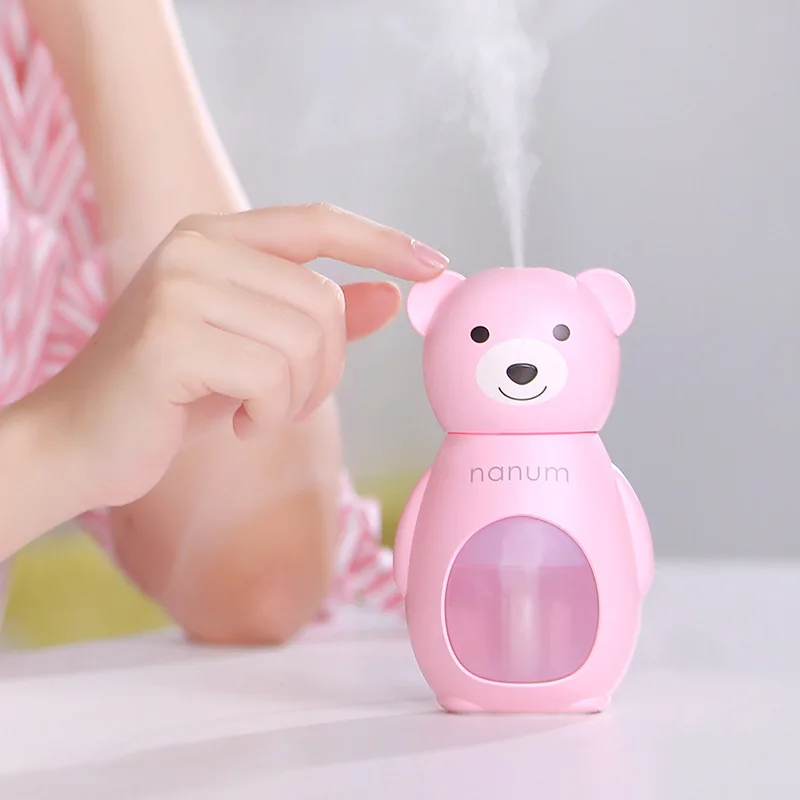 

Creative New Products Cartoon Little Bear Humidifier Household Fragrance Diffuser Mini Humidification USB Air Cleaner