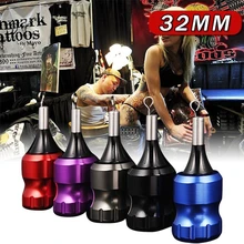 Ambition удобный картридж Татуировки Ручка 32 мм Регулируемая подходящая ручка из алюминиевого сплава для тату-пистолета