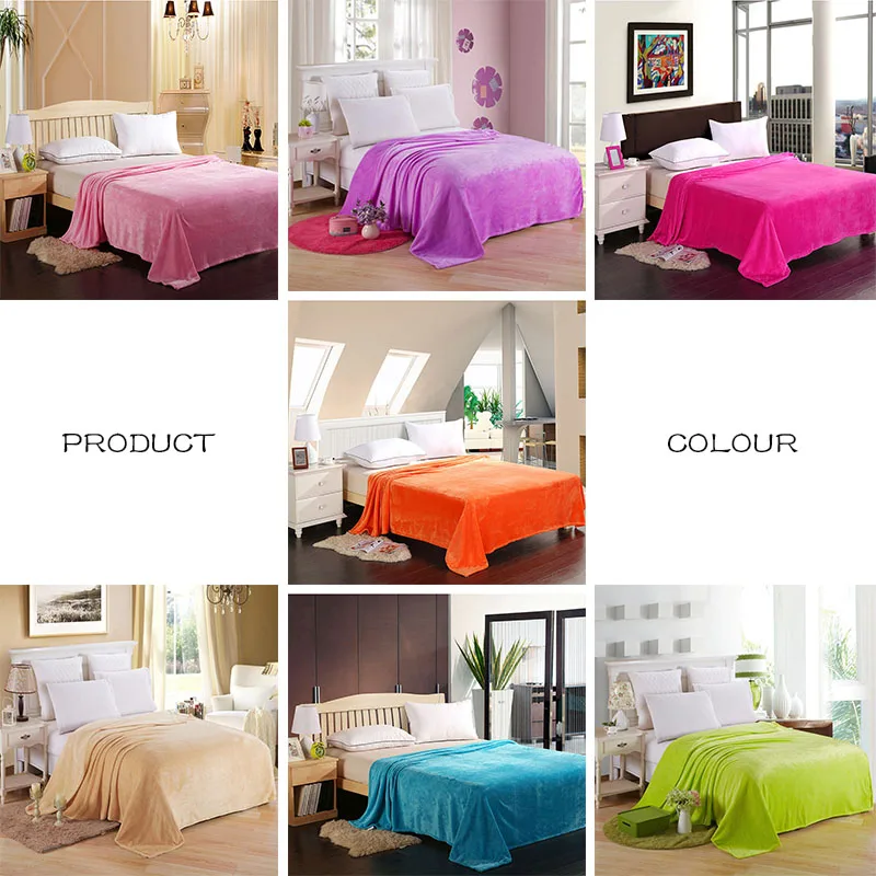 YIANSHU, супер мягкое фланелевое одеяло для взрослых, теплое Флисовое одеяло, одноцветное покрывало для дома, дивана, автомобиля, одеяло для путешествий