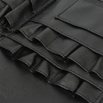 

Newly Pro PU Leather Makeup Bag 28 Pockets Cosmetic Brushes Case Belt Strap Holder Tool CTN88