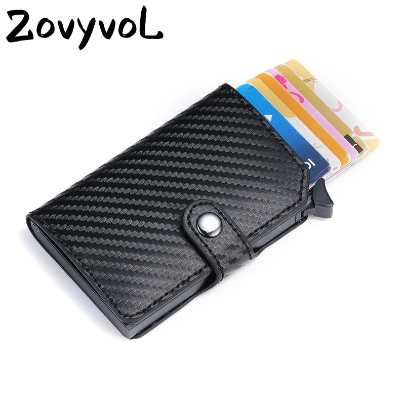 ZOVYVOL RFID противокражный Металлический Алюминиевый бумажник минималистичный