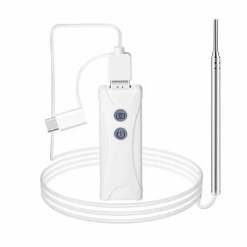 

Mini WIFI Ear Cleaning Endoscope Camera 3.9mm 6 LED for Android Phone Ear Pick Set 3 in 1 Interface USB Otoscope