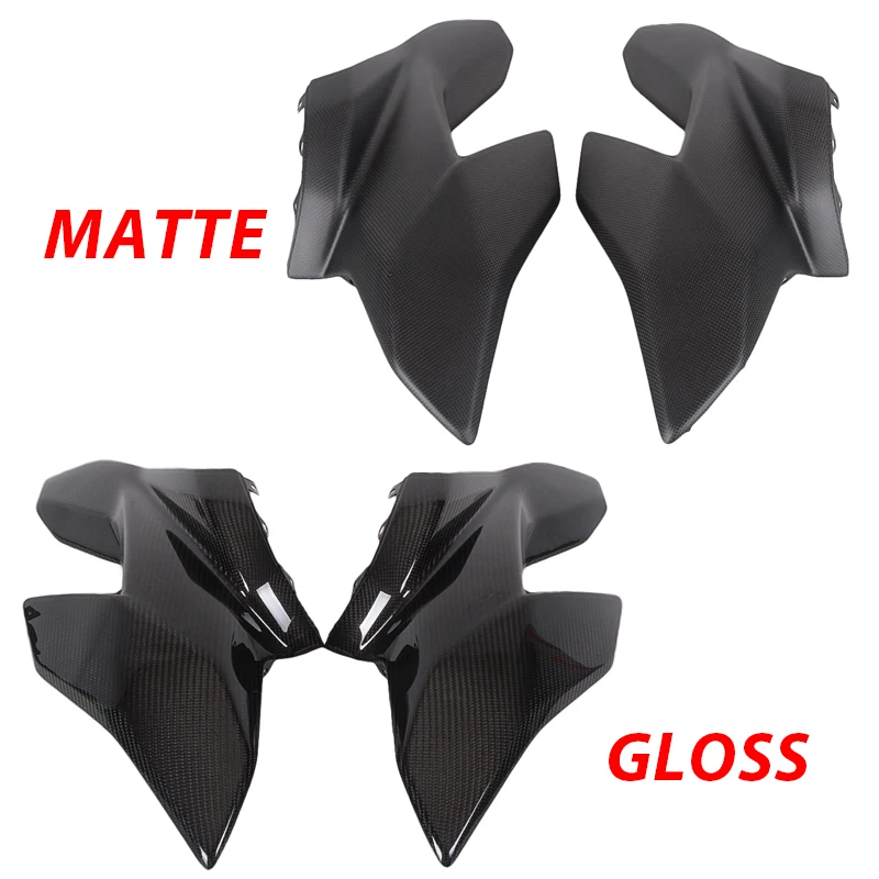 

New Real 100% Carbon Fiber Motorcycle Side Panel Side Fairing Front Side Cover For Ducati Streetfighter V4 2020 Accessories
