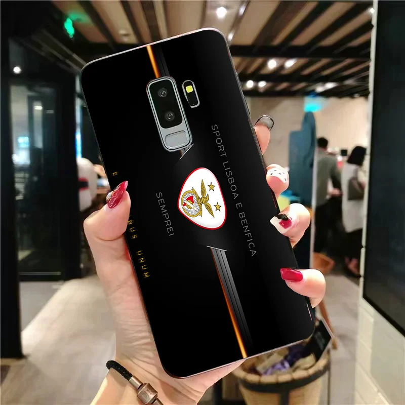 Чехол для телефона Benfica FC чехол для samsung Galaxy S10 S8 S7 Edge DIY черный мягкий TPU для A9 C10 C9 J7 Max Note 8 Note 9 S8 S10E