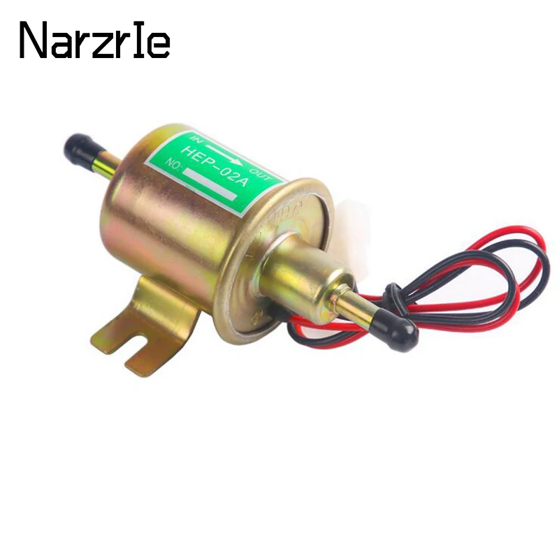 Hep02a New Gas Diesel Fuel Pump Inline Low Pressure Electric Fuel Pump 12v For Car Carburetor