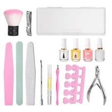 12 шт./компл. пальцев на руках и ногах, кусачки для маникюра/педикюра, триммер, комплект новая мода маникюрный педикюрный набор с чехол для ногтей Уход за ногтями, лак набор
