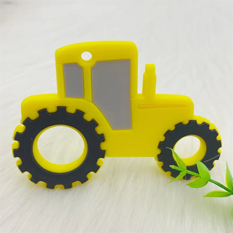 1PCS BPA Free Car Silicone Baby Teether rodent Baby Teething Toys Chewable  Baby Products Nursing Gift 6