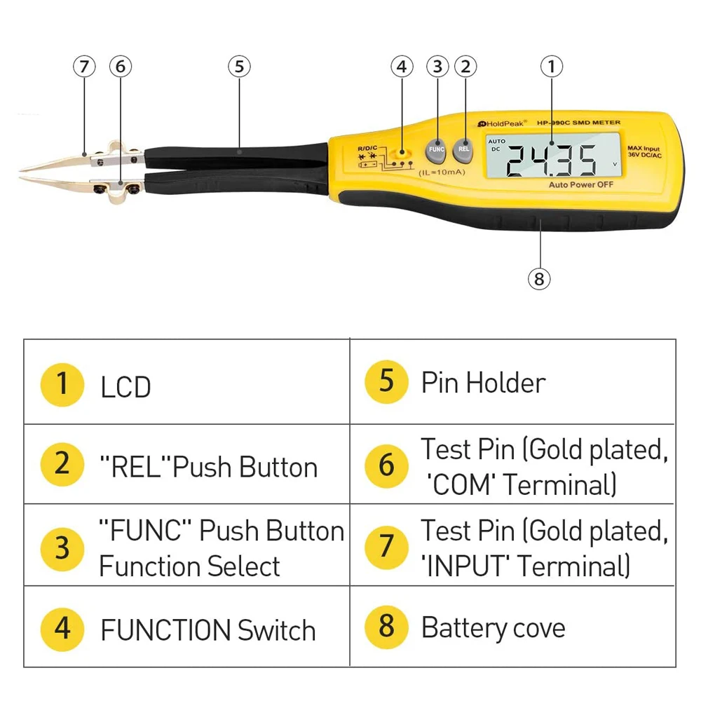 digital, diodo rc, alcance automático, resistor, capacitor,