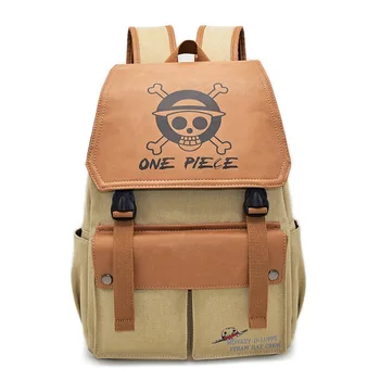 

Japan Anime Woman's Travel Backpack One Piece Luffy Teenagers Backpack Rucksack Harajuku Canvas School Bag Schoolbag Bookbag