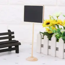 5 шт. прямоугольная мини деревянная Классная доска сообщение таблица номер Свадебная вечеринка Декор место держатель для карт LX9A