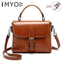 IMYOK модные роскошные сумки женские сумки дизайнерские женские Новая повседневная сумка-Ведерко для дам PU кожаная сумка