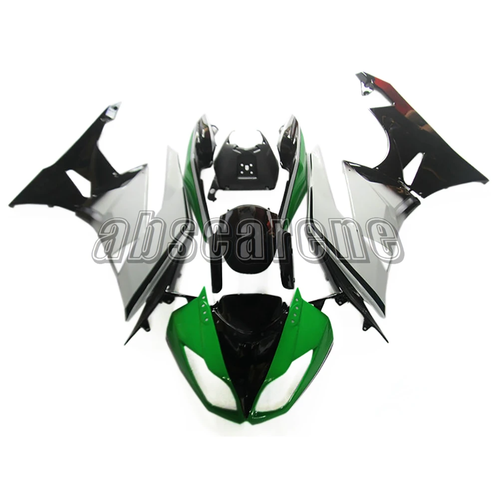 Полный комплект обтекателя для Kawasaki ZX6R ZX-6R 2009 2010 2011 2012 ABS пластик инъекции мотоцикл кузов Белый Зеленый Черный ковбочки