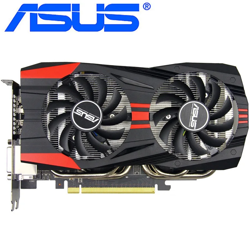 Видеокарта ASUS GTX 760 2 Гб 256Bit GDDR5 видеокарты для nVIDIA Geforce GTX760 б/у VGA карты сильнее чем
