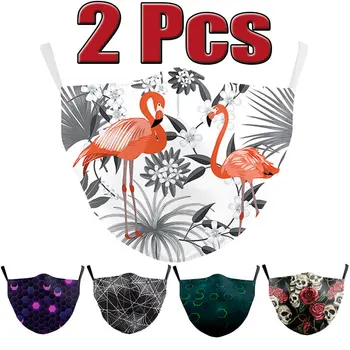 

2Pcs New Vogue Unisex Anti-Infection Face Mouth Masks Cover Reusable Protection Dust Breath Washable Masks Proof Bacteria Mask