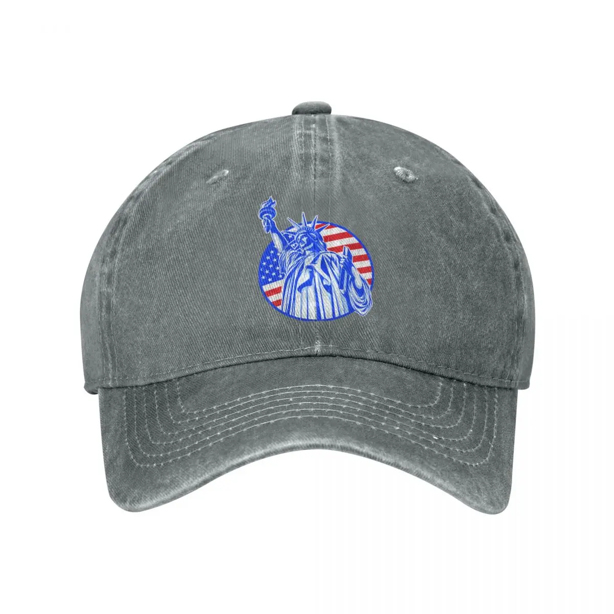 100% Cotton Statue Of Liberty With The USA Flag Dad Hat Aubrey Drake Hit Singles Snapbacks Unisex Cap Cowboy Concert Rapper Men |