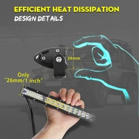 UNI-SHINE 22inch 104W Led Light Bar 12000LM Single Row Led Work Driving Lights Offroad Truck SUV ATV Tractor Car Boat 12V 24V - Image 5
