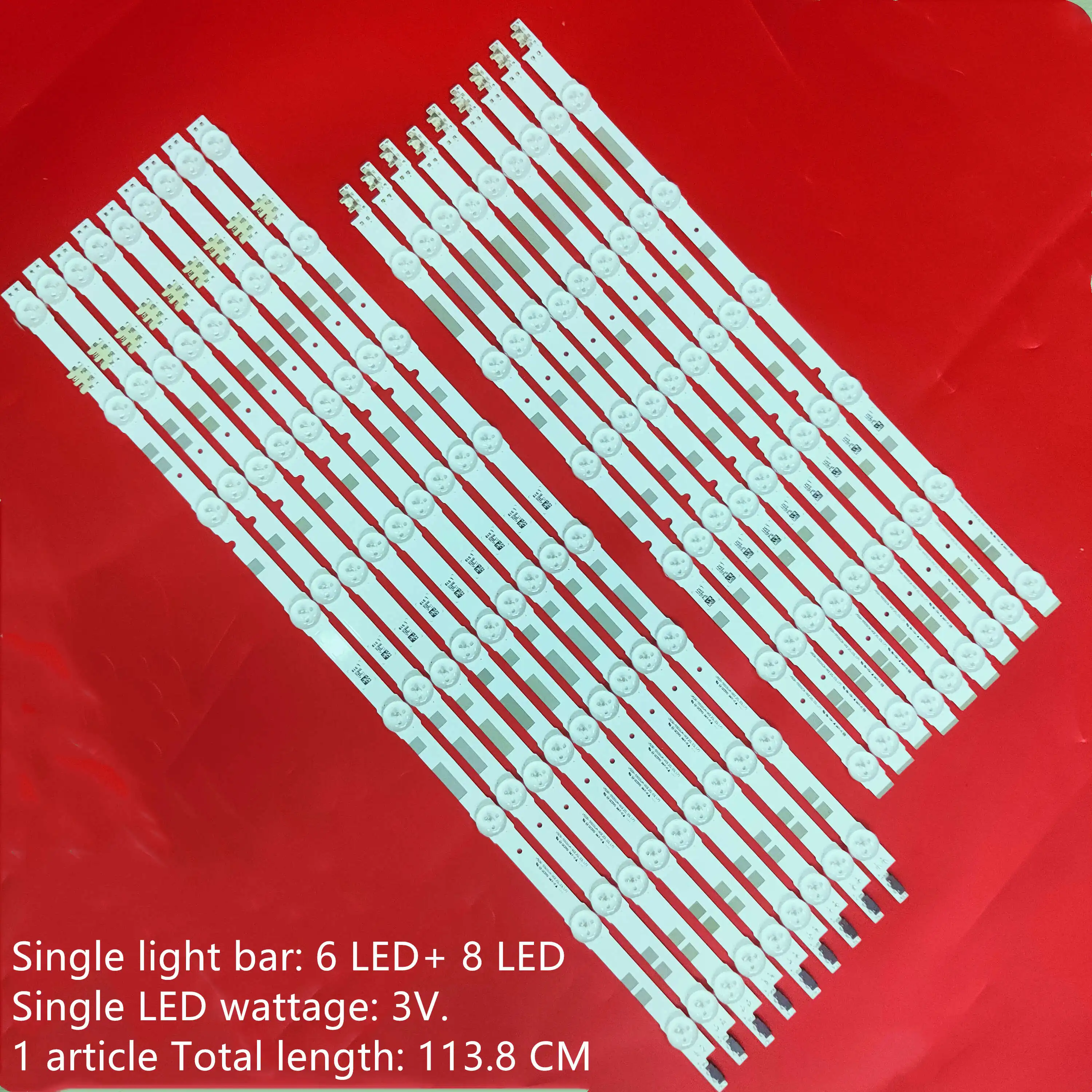 18 шт Светодиодная лента-подсветка V5DR_550SCA_R0 V5DR_550SCB_R0 BN96-38880A BN96-38881A UA55JS7200 5JS700DF